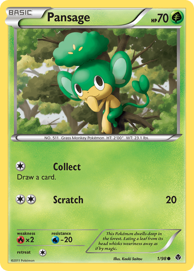 Pansage BW2-1