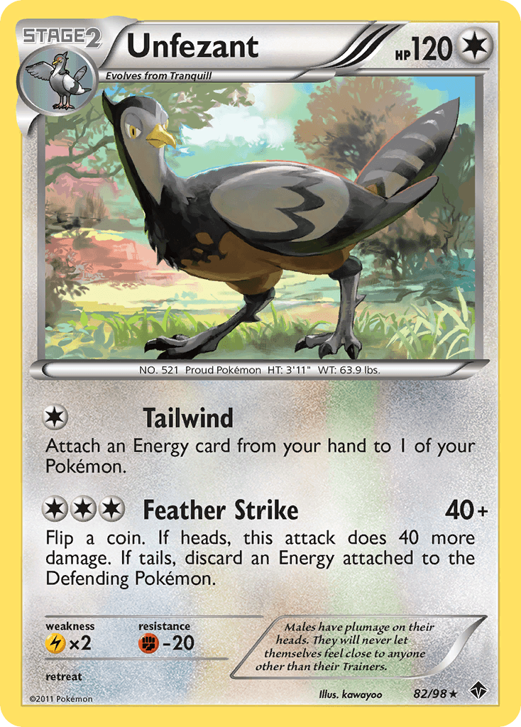 Unfezant BW2-82