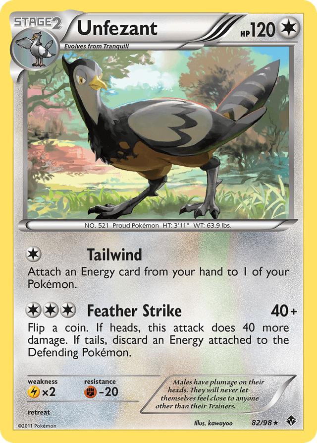 Unfezant BW2-82