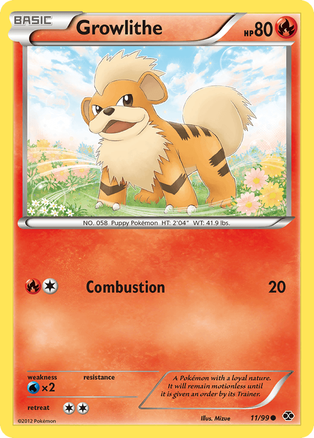 Growlithe BW4-11