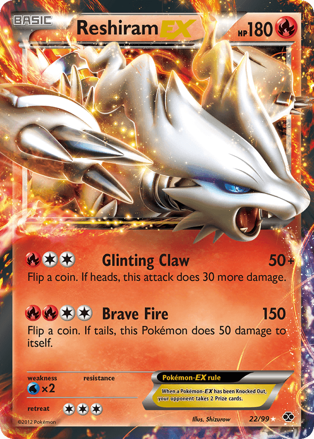 Reshiram-EX BW4-22