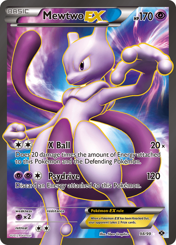 Mewtwo-EX BW4-98