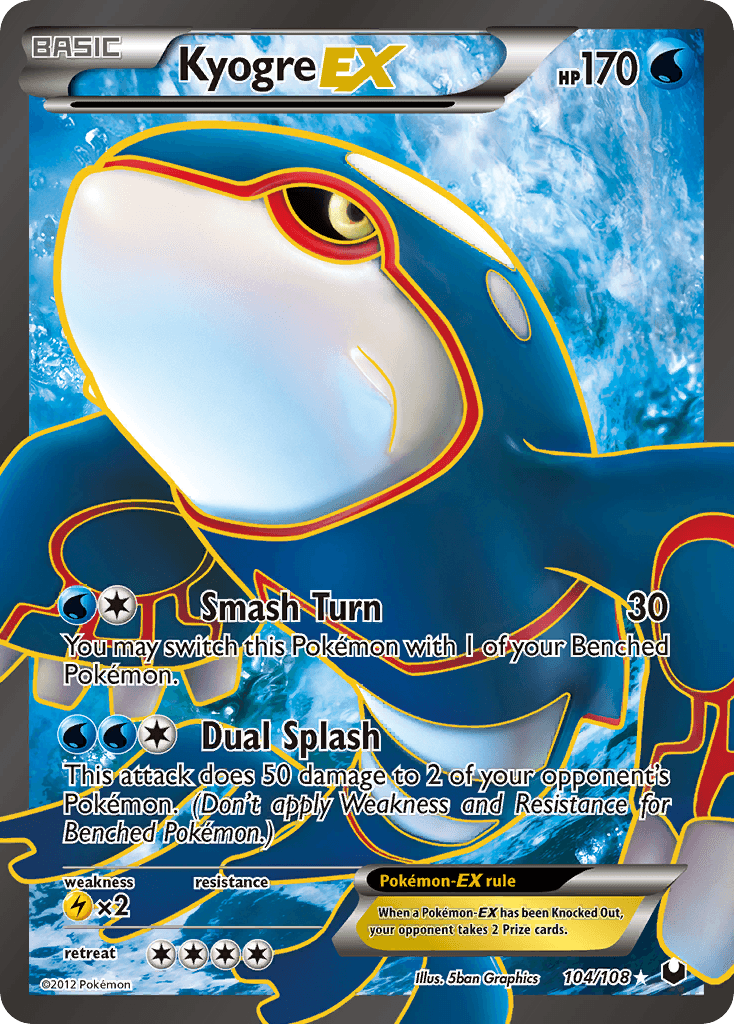 Kyogre-EX BW5-104