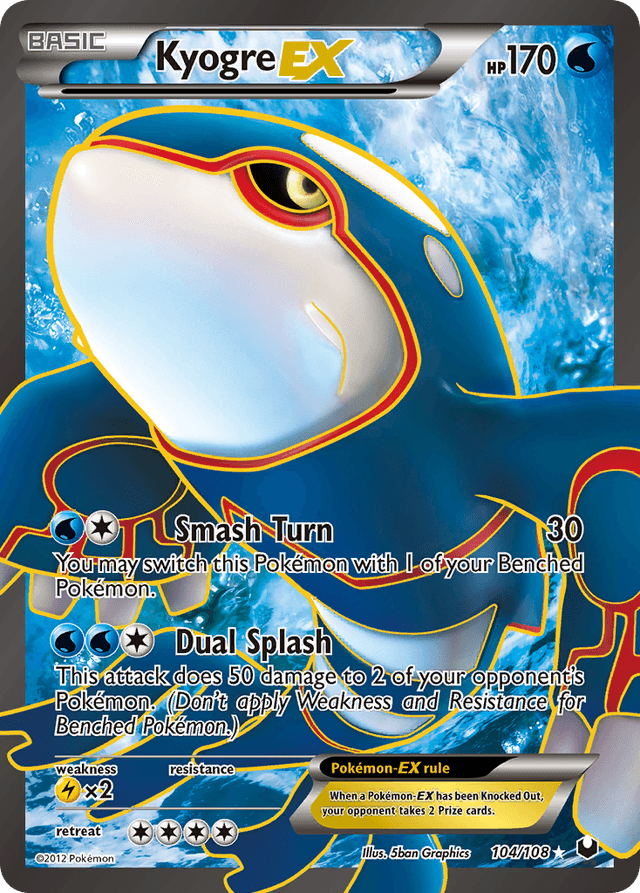 Kyogre-EX BW5-104