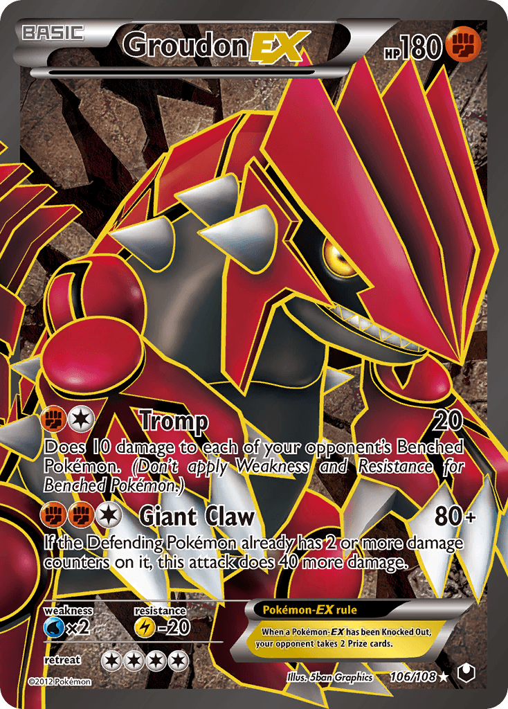 Groudon-EX BW5-106