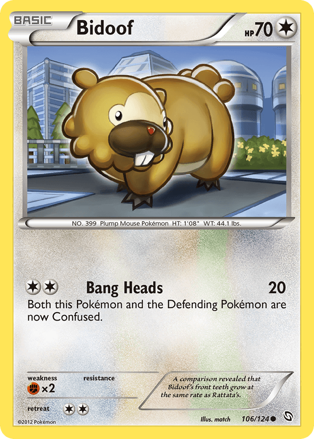 Bidoof BW6-106