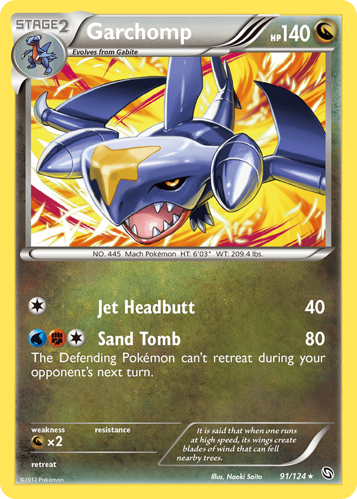 Garchomp BW6-91