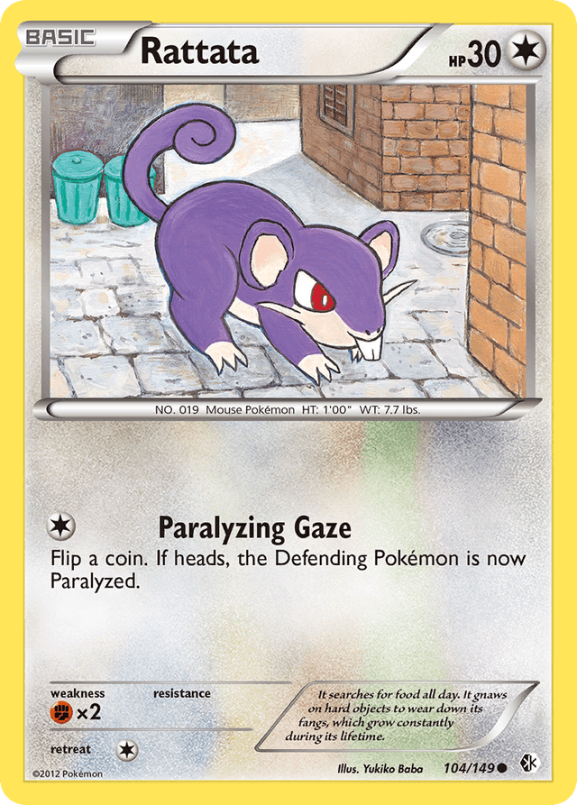 Rattata BW7-104