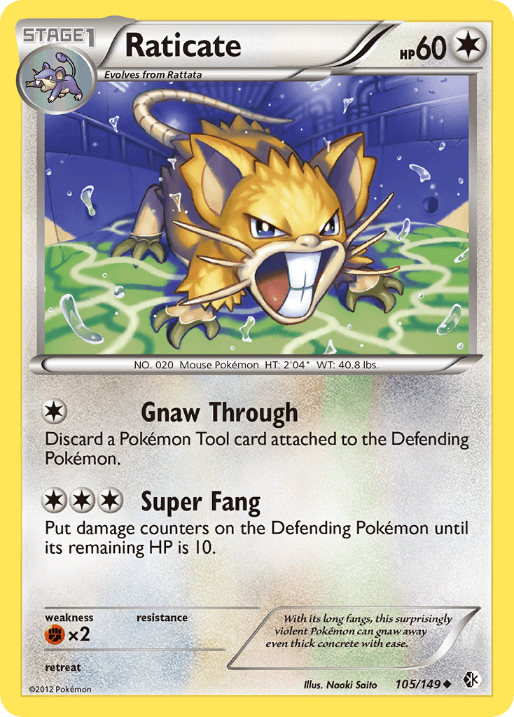 Raticate BW7-105