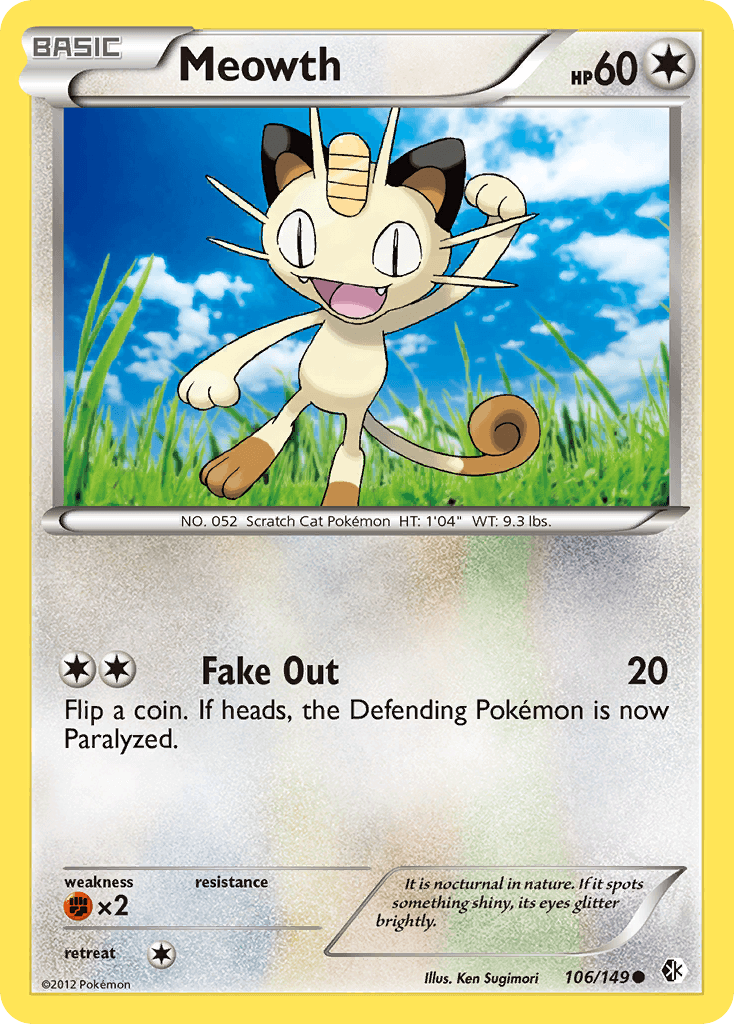 Meowth BW7-106