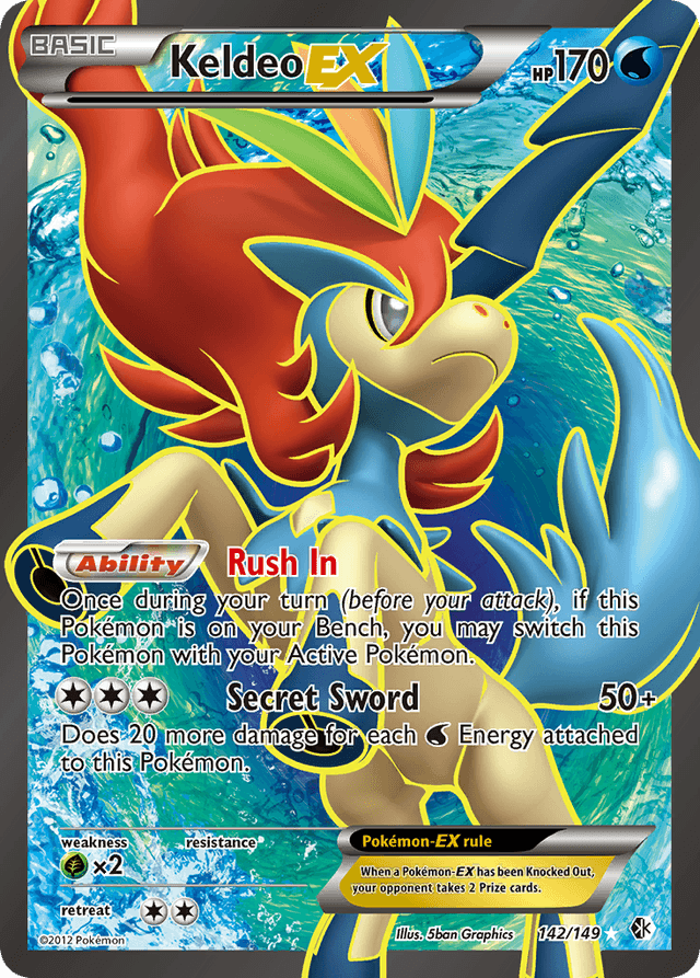 Keldeo-EX BW7-142