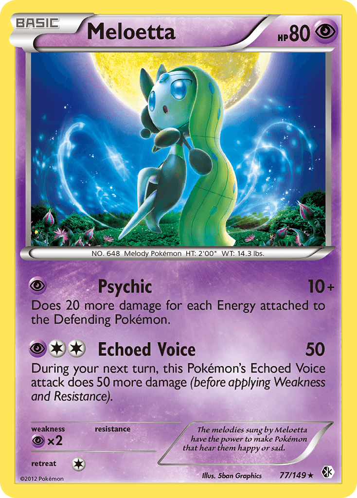 Meloetta BW7-77
