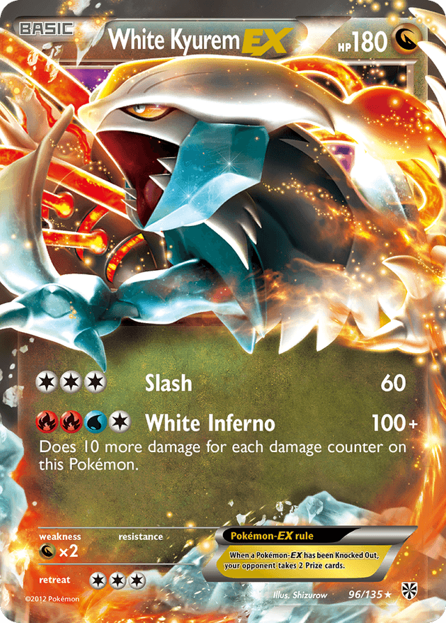 White Kyurem-EX BW8-96