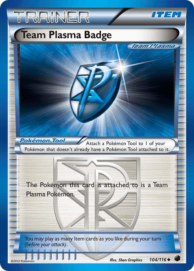 Team Plasma Badge BW9-104