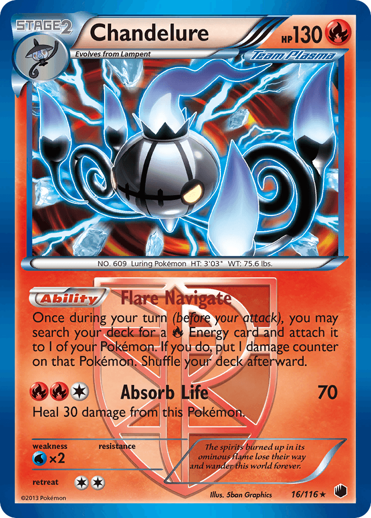Chandelure BW9-16