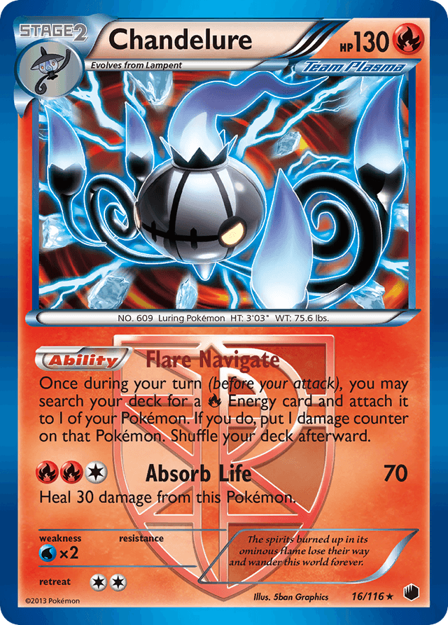 Chandelure BW9-16