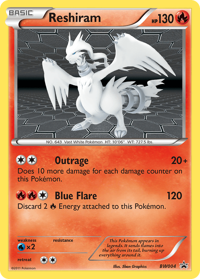 Reshiram BWP-BW004