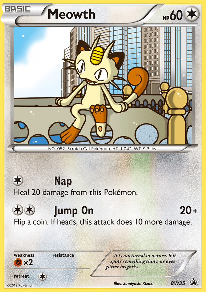 Meowth BWP-BW35