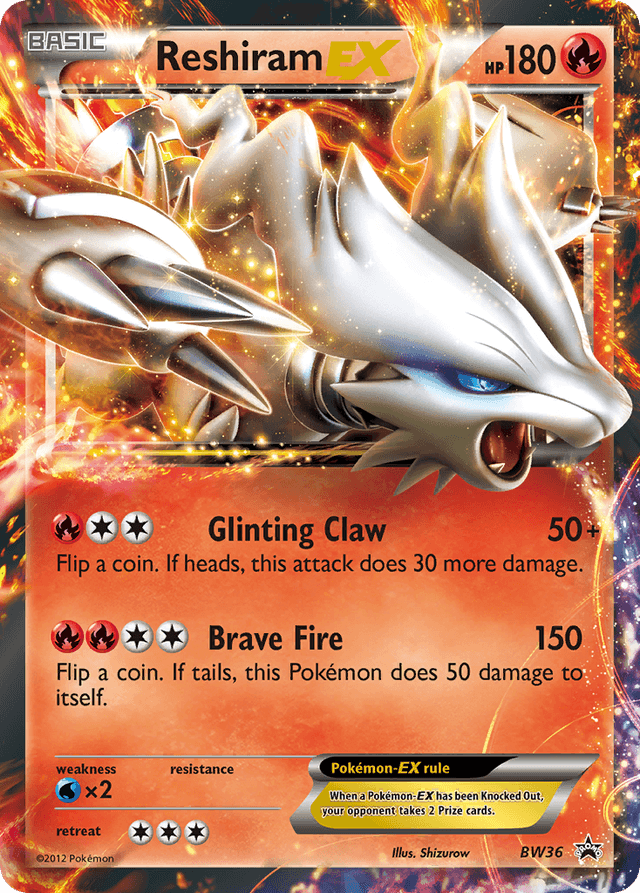 Reshiram-EX BWP-BW36