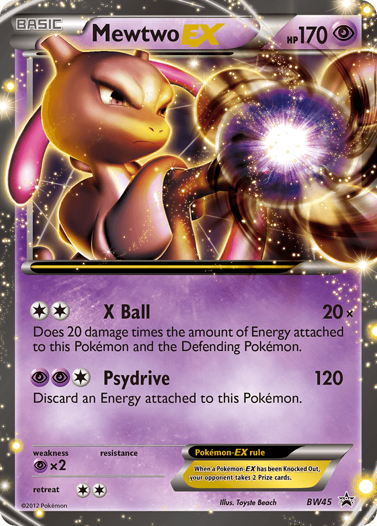 Mewtwo-EX BWP-BW45
