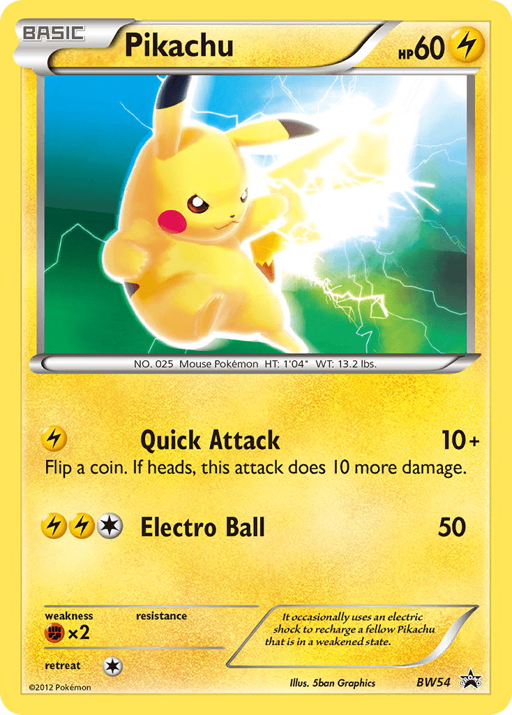 Pikachu BWP-BW54
