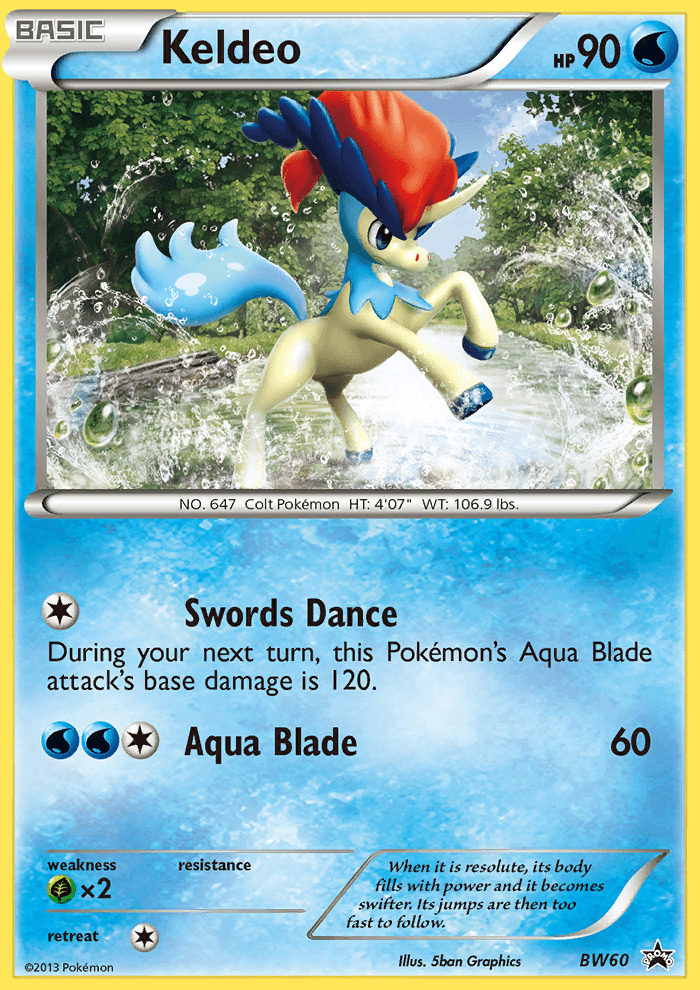 Keldeo BWP-BW60