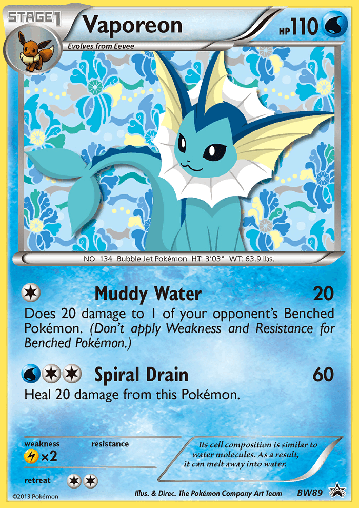 Vaporeon BWP-BW89