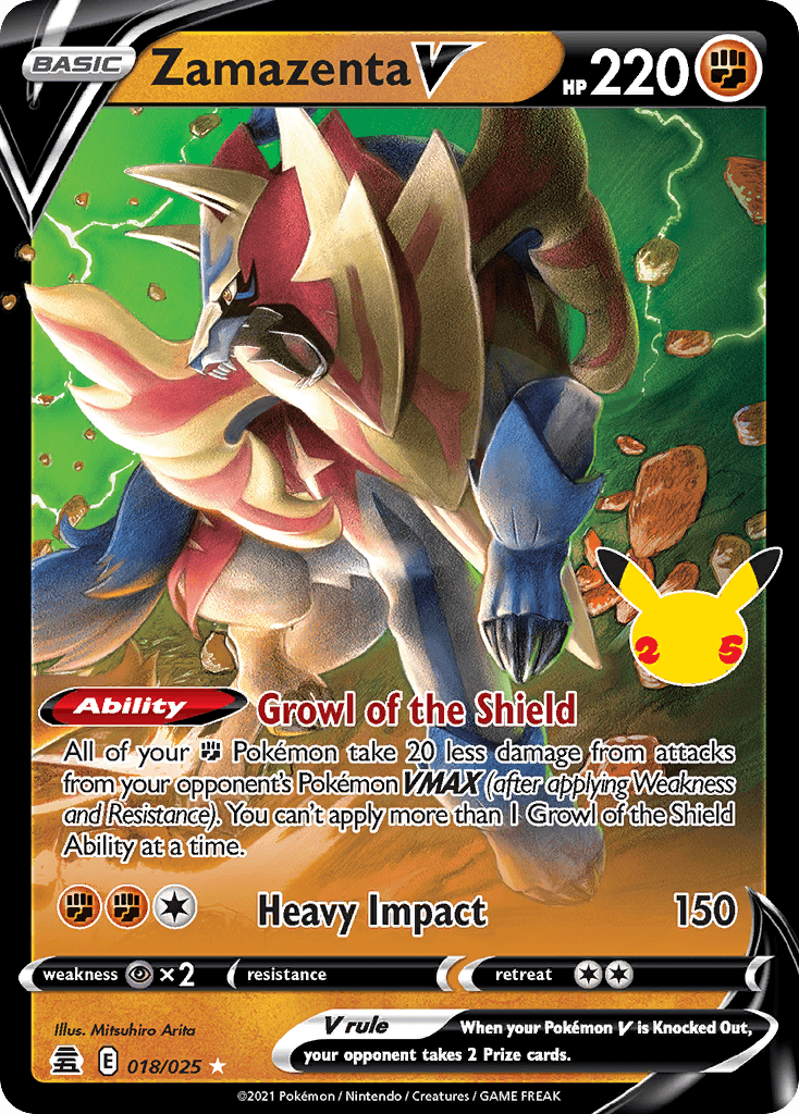 Zamazenta V CEL25-18