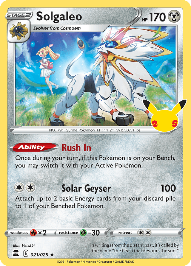 Solgaleo CEL25-21