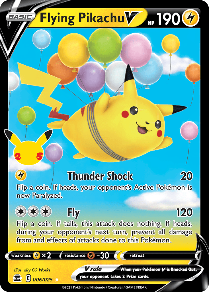 Flying Pikachu V CEL25-6