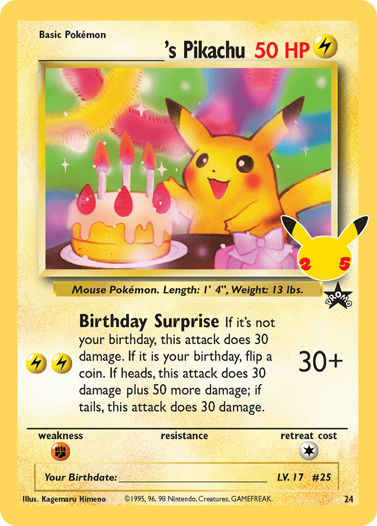 _____'s Pikachu CEL25C-24