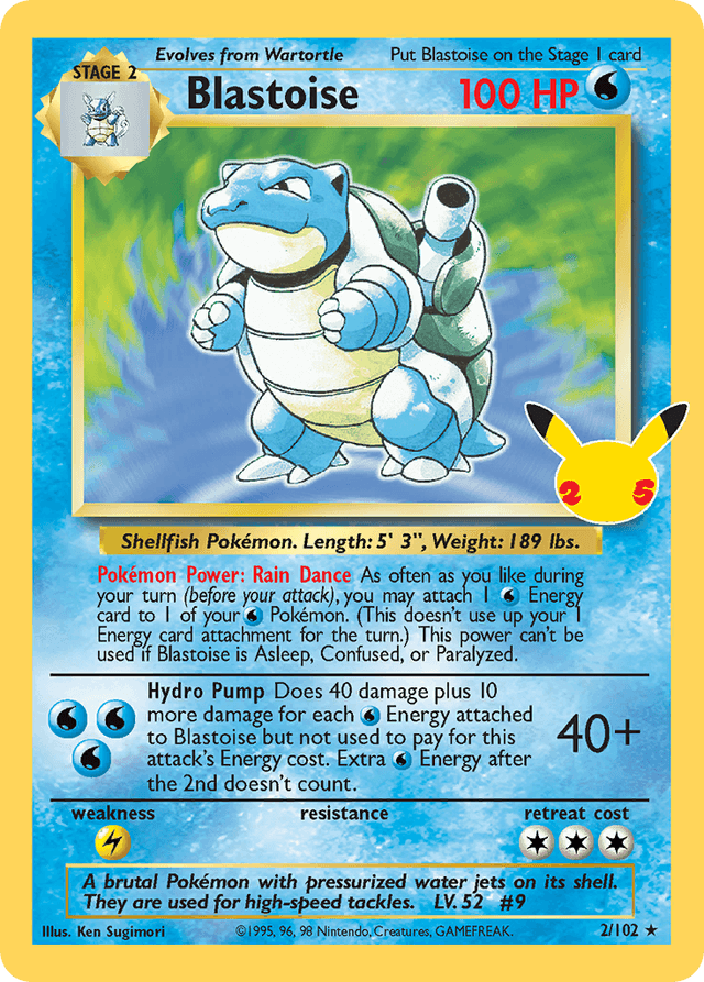 Blastoise CEL25C-2