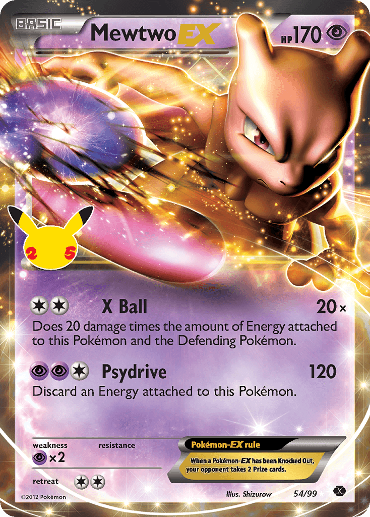 Mewtwo-EX CEL25C-54