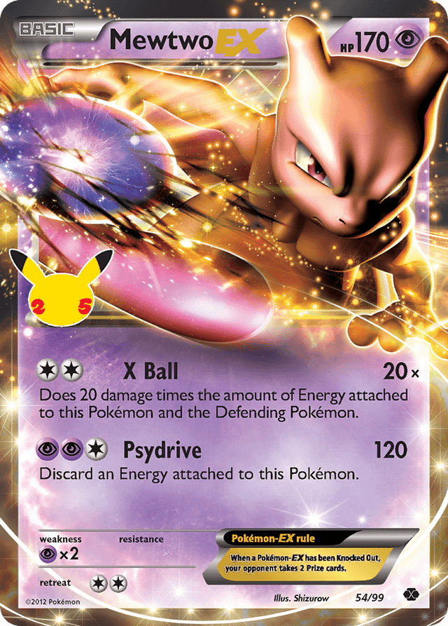 Mewtwo-EX CEL25C-54