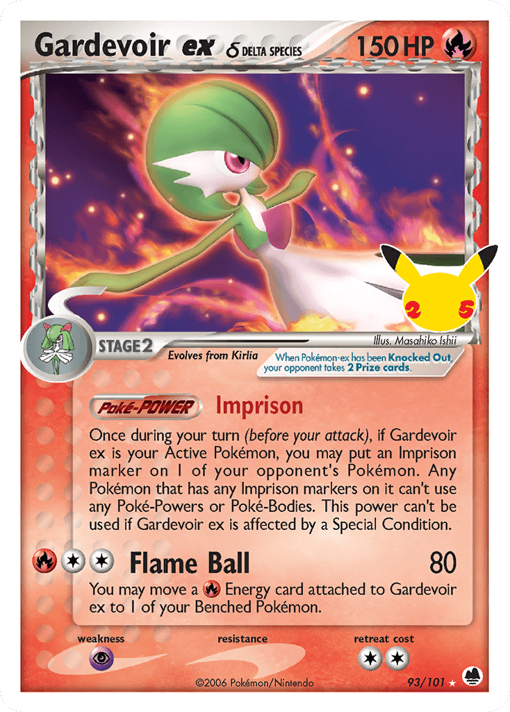 Gardevoir ex δ CEL25C-93