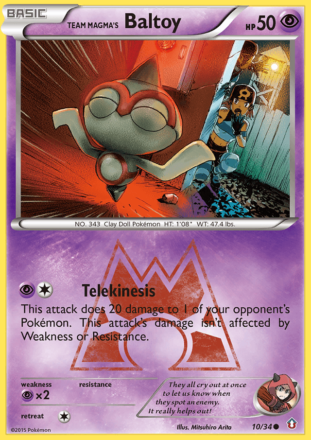 Team Magma's Baltoy DC1-10