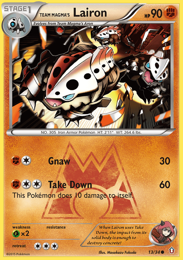 Team Magma's Lairon DC1-13