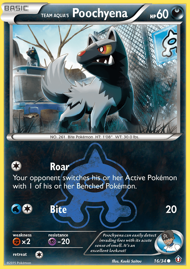 Team Aqua's Poochyena DC1-16