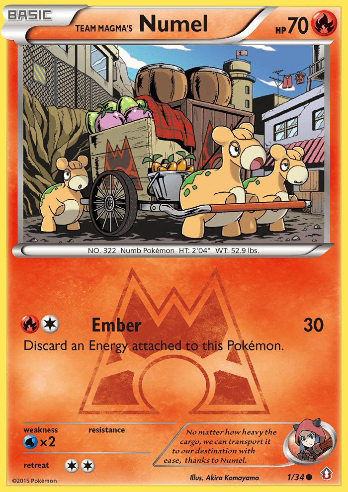 Team Magma's Numel DC1-1