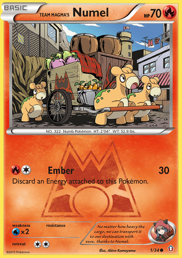 Team Magma's Numel DC1-1