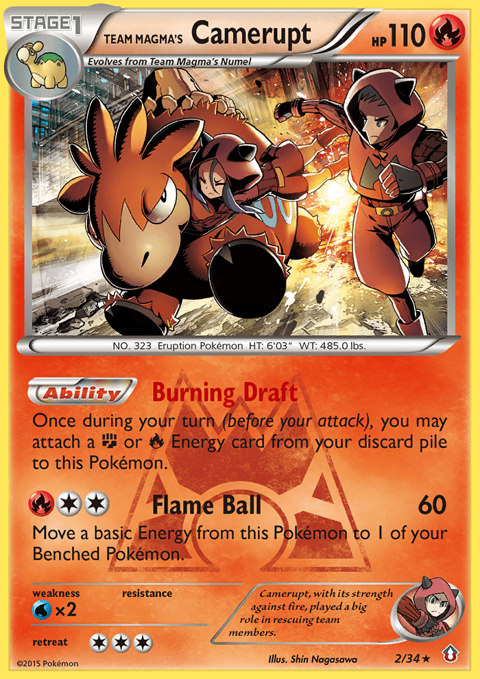 Team Magma's Camerupt DC1-2
