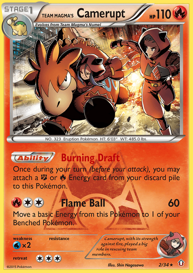 Team Magma's Camerupt DC1-2