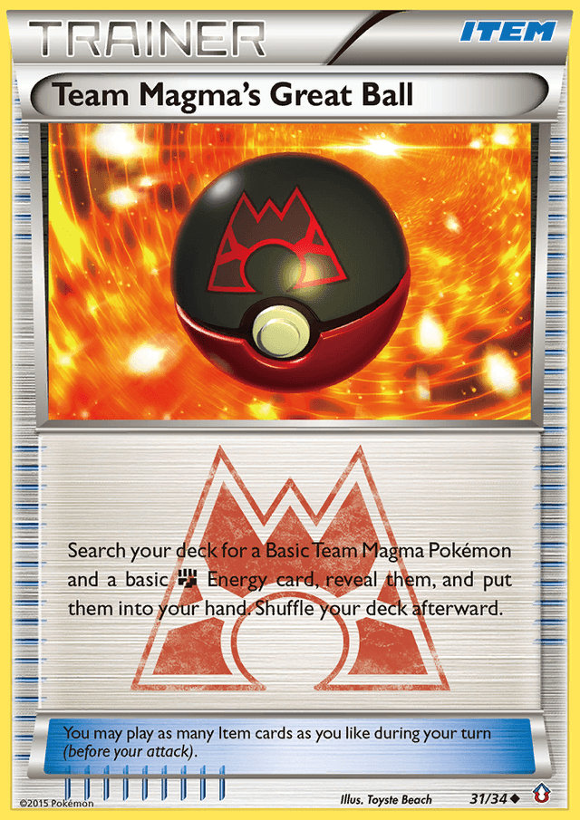 Team Magma's Great Ball DC1-31