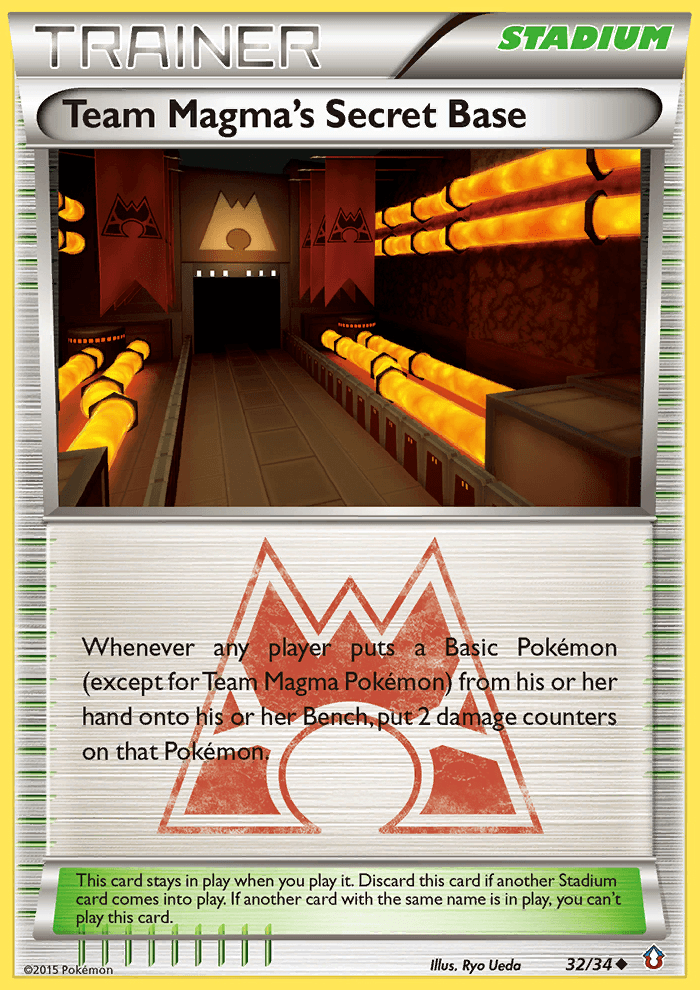 Team Magma's Secret Base DC1-32