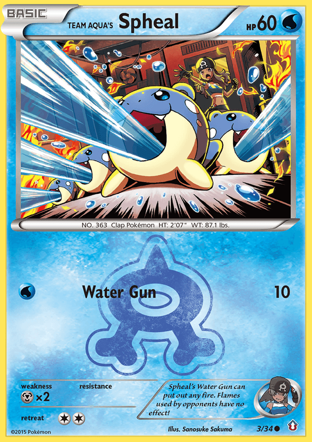 Team Aqua's Spheal DC1-3