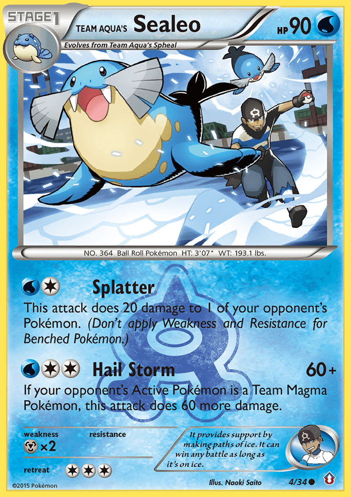 Team Aqua's Sealeo DC1-4