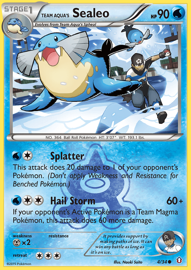 Team Aqua's Sealeo DC1-4