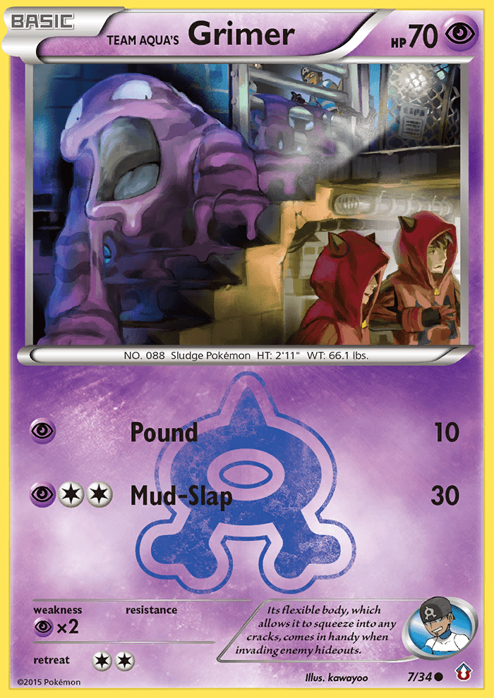 Team Aqua's Grimer DC1-7
