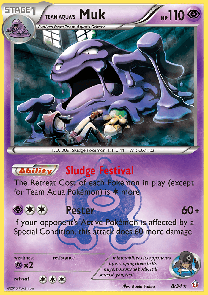 Team Aqua's Muk DC1-8