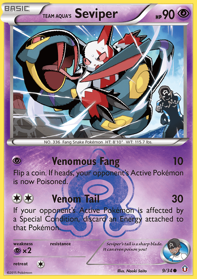 Team Aqua's Seviper DC1-9